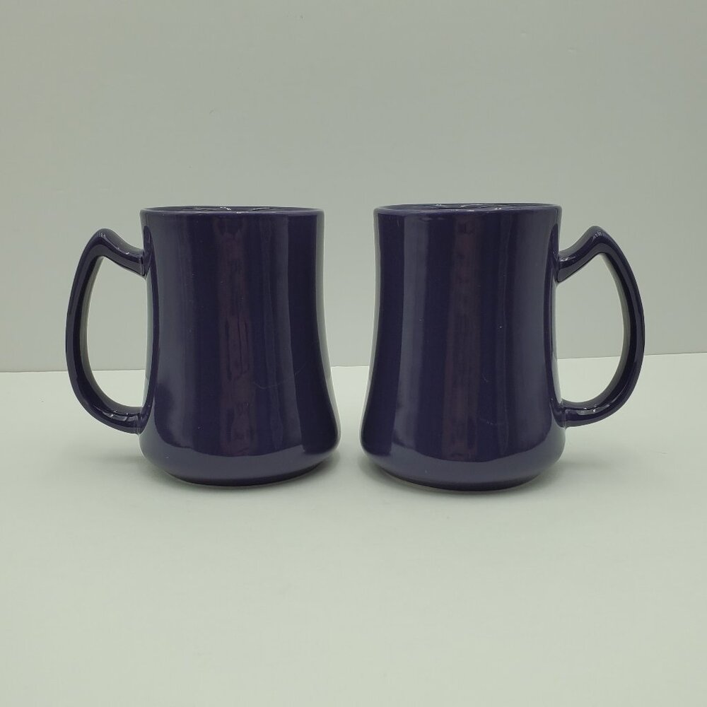RFSJ Purple Mugs Large 20 Ounce Eggplant Coffee Mugs